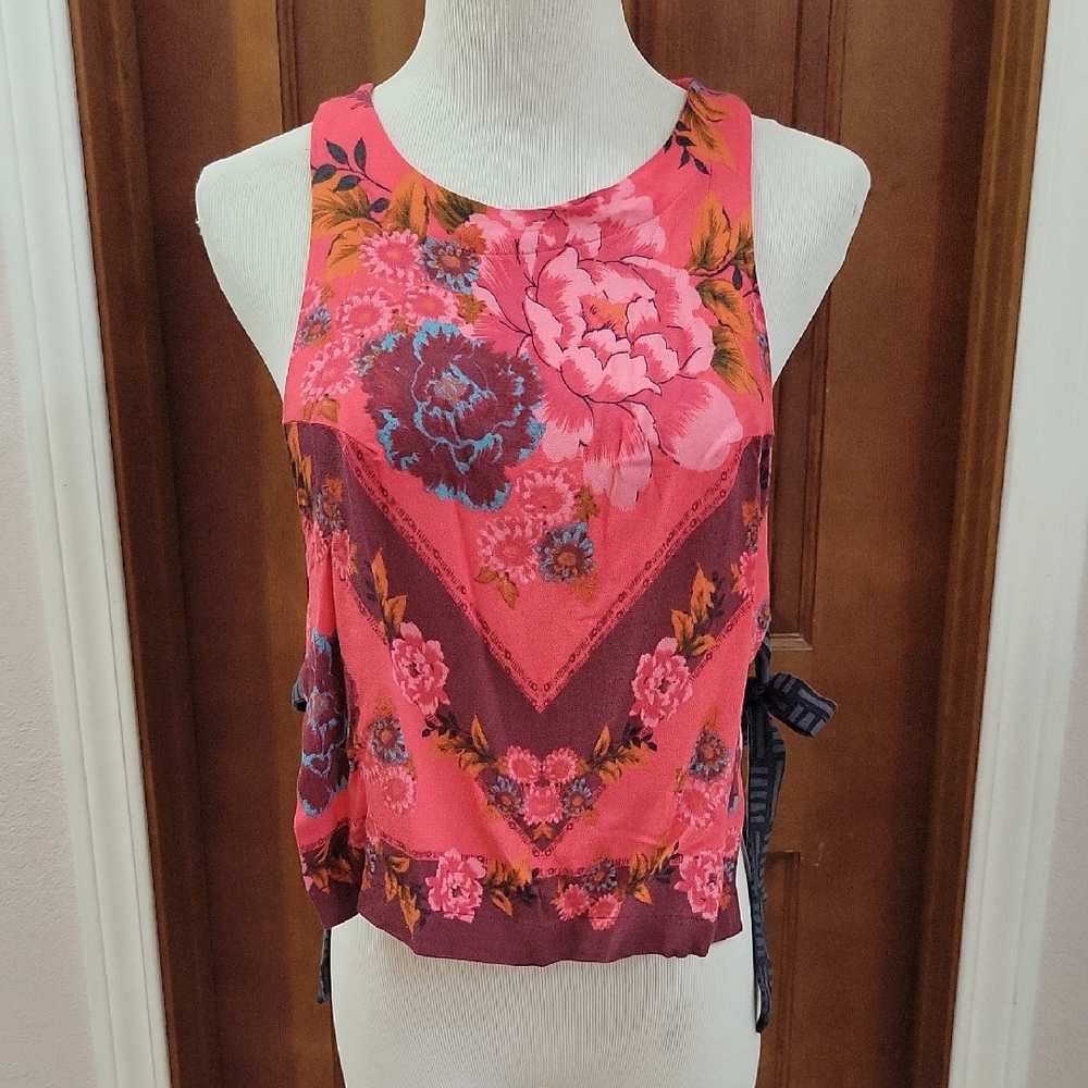 Free People Floral Tank Top